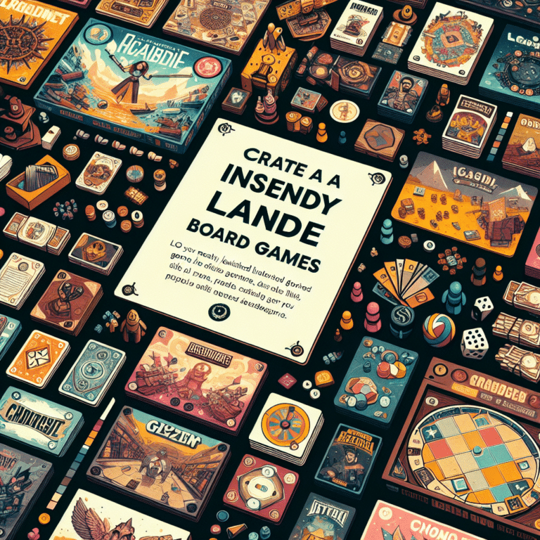 Recently Launched Indie Board Games